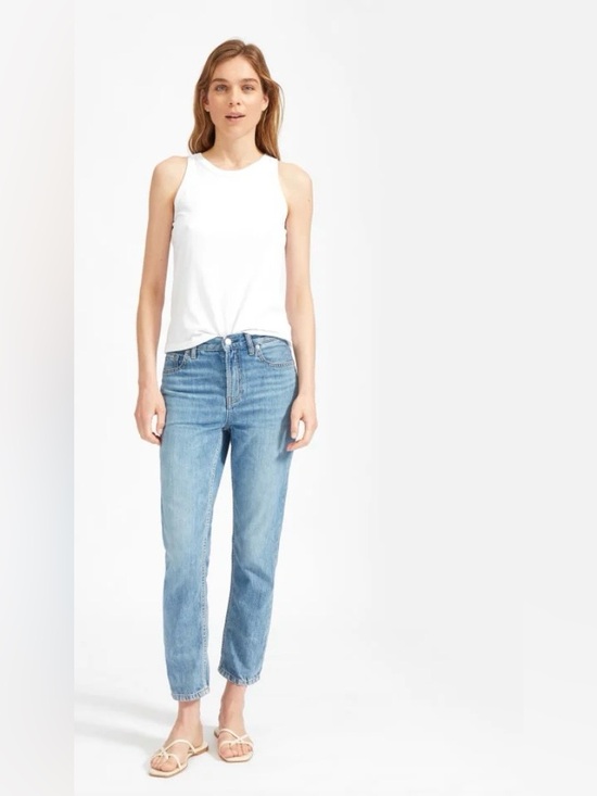 Everlane Denim - Everlane The Super-Soft Relaxed Jean Size 31 Organic Cotton Straight Leg Ankle